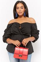 Forever21 Plus Size Tulip Off-the-shoulder Top