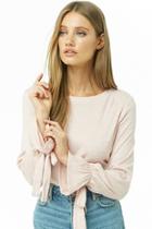 Forever21 Marled Purl Knit Top