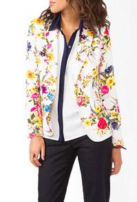 Forever21 Floral Print Blazer
