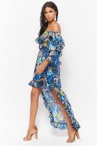 Forever21 Ruffle Off-the-shoulder High-low Dress