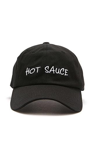 Forever21 Men Hot Sauce Graphic Dad Hat