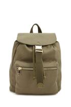 Forever21 Canvas Flap-top Backpack