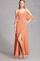 Forever21 Flutter Sleeve Maxi Dress