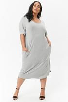Forever21 Plus Size Twist-back Midi Dress