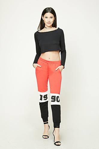 Forever21 1990 Colorblocked Sweatpants