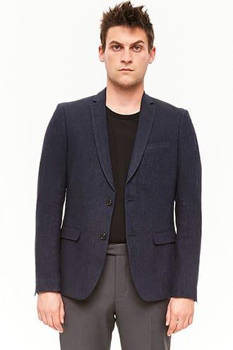 Forever21 Vented Slim-fit Sports Jacket