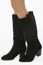 Forever21 Slouchy Faux Suede Tall Boots