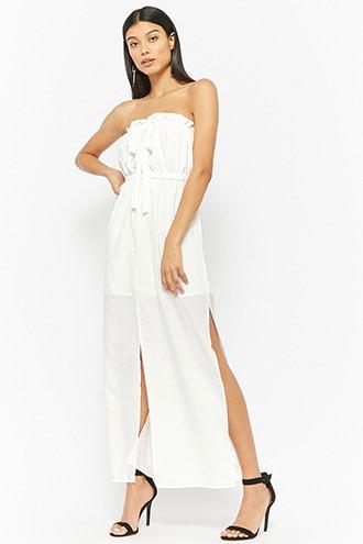 Forever21 Slit-hem Tube Dress