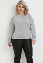 Forever21 Plus Women's  Plus Size Rhinestone Embellished Pullover