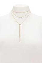 Forever21 Layered Drop-chain Necklace Set
