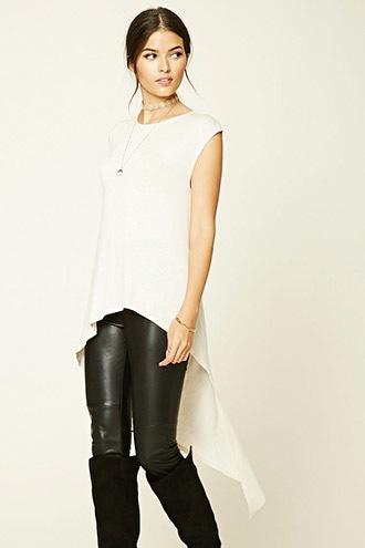Love21 Women's  Contemporary High-low Tunic