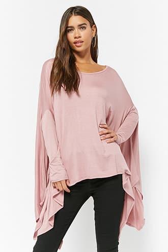 Forever21 Slub Knit Trapeze Top