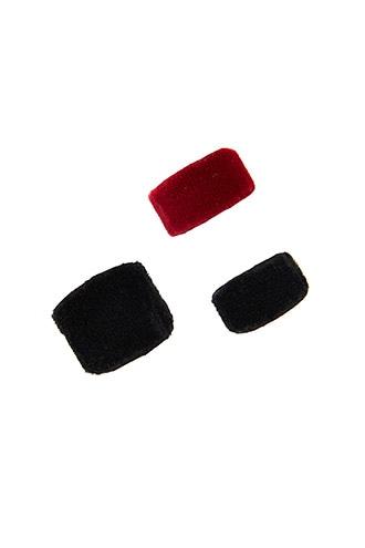 Forever21 Velvet Open-ended Ring Set
