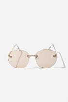 Forever21 Premium Round Rimless Sunglasses