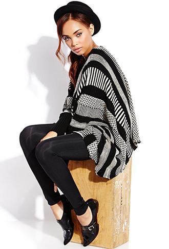 Forever21 Mod Poncho Top
