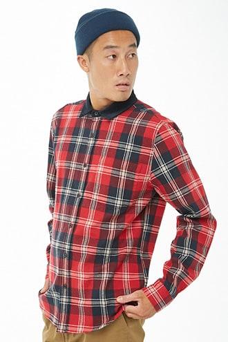 Forever21 Plaid Classic Fit Shirt