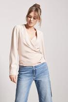 Forever21 Shawl-collar Wrap Top