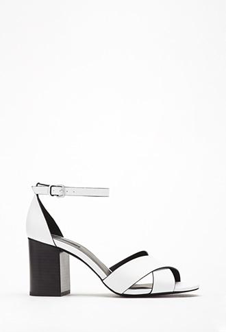 Forever21 Ankle Strap Crisscross Sandals