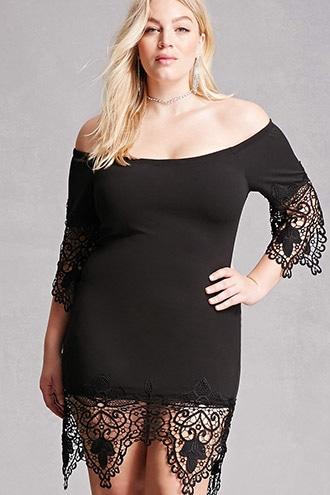 Forever21 Plus Size Crochet Dress