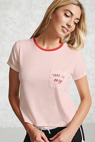Forever21 Take It Easy Pj Tee