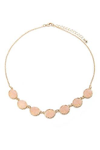 Forever21 Druzy Faux Stone Necklace