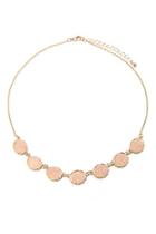 Forever21 Druzy Faux Stone Necklace