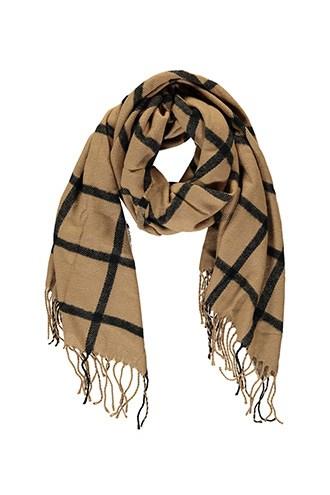 Forever21 Grid Print Oblong Scarf