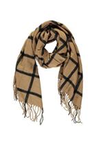 Forever21 Grid Print Oblong Scarf