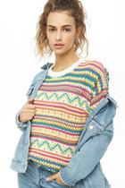 Forever21 Multicolor Knit Sweater