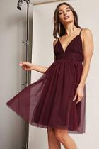 Forever21 Fit And Flare Tulle Dress