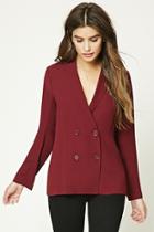 Forever21 Women's  Double-breasted Blazer