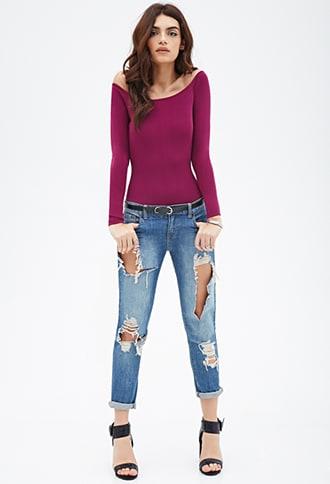 Forever21 Boat Neck Top