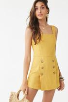 Forever21 Linen Blend Romper