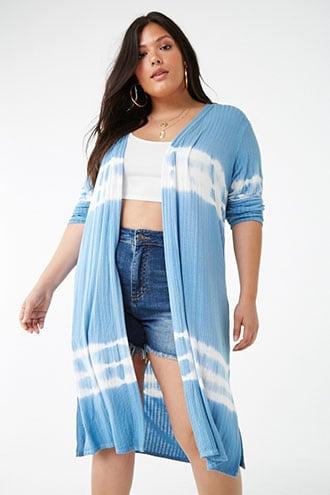 Forever21 Plus Size Tie-dye Cardigan
