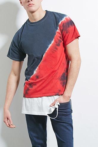 Forever21 Hype Means Nothing Tie-dye Tee