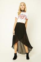 Forever21 Women's  Pleated Tulip-hem Skirt