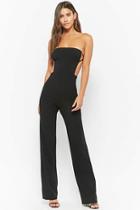 Forever21 Open-back Halter Jumpsuit