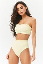 Forever21 Ruffled High-waisted Bikini Bottoms