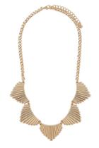 Forever21 Scalloped Statement Necklace