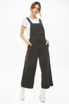 Forever21 Pinstriped Culotte Overalls