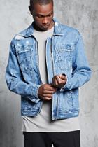 Forever21 Zip-up Denim Jacket