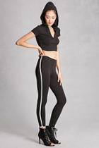 Forever21 Contrast Piped Leggings