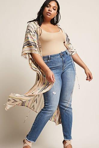 Forever21 Plus Size Z&l Europe Geo Print Tunic