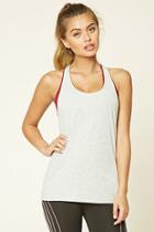 Forever21 Women's  Active Heathered Tank Top