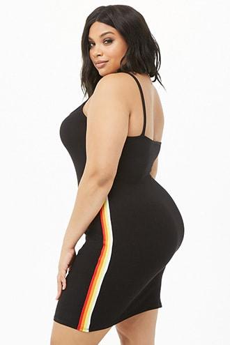 Forever21 Plus Size Side Stripe Cami Dress