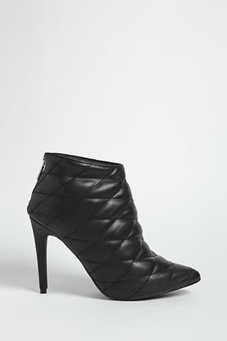 Forever21 Quilted Ankle Boots