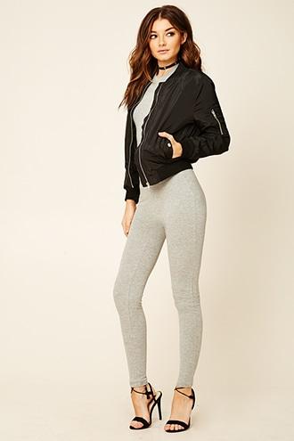 Forever21 Women's  Mock Neck Jumpsuit