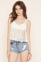 Forever21 Open Knit Sweater Tank