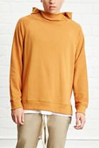 21 Men Men's  Gold French Terry Knit Hoodie