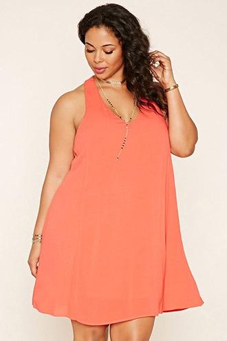 Forever21 Plus Women's  Plus Size Strappy-back Dress